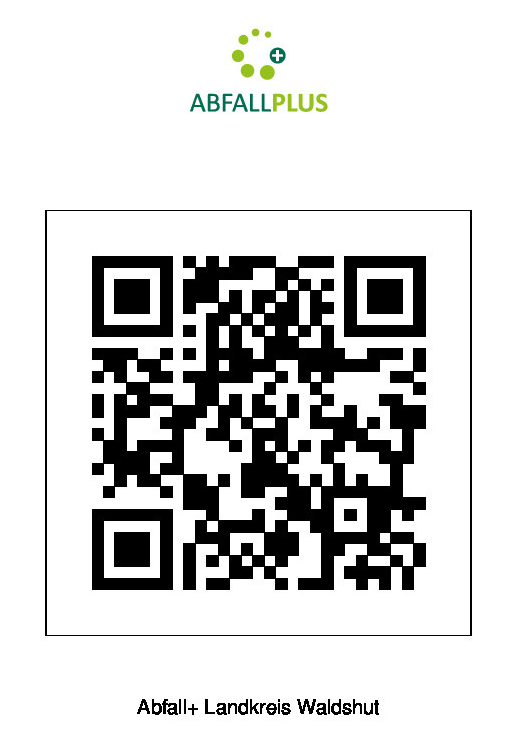 QR Code für die Abfall-App QR Code für die Abfall-App