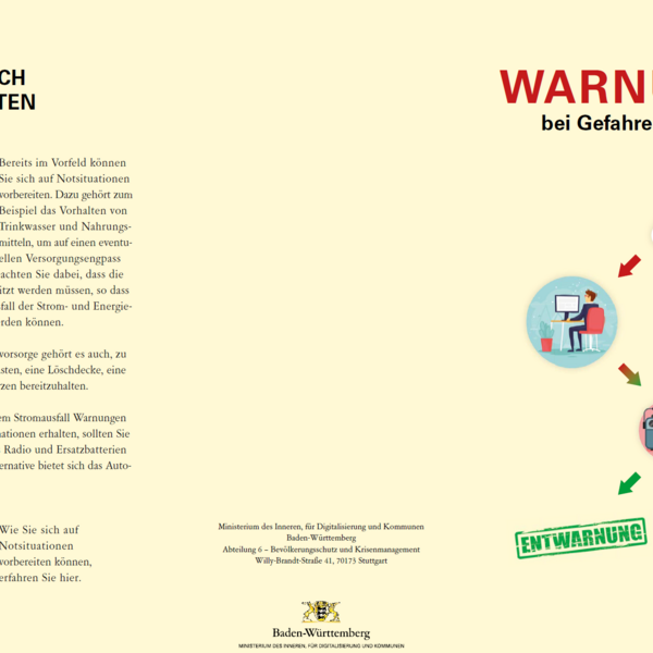 Warnung bei Gefahrenlagen