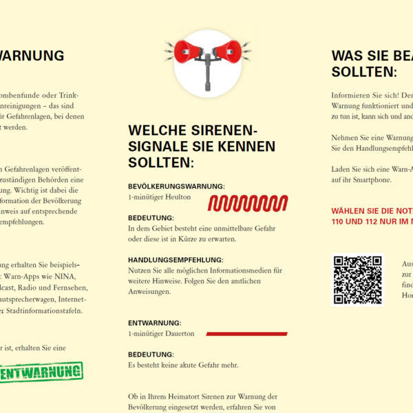 Wie eine Warnung abluft