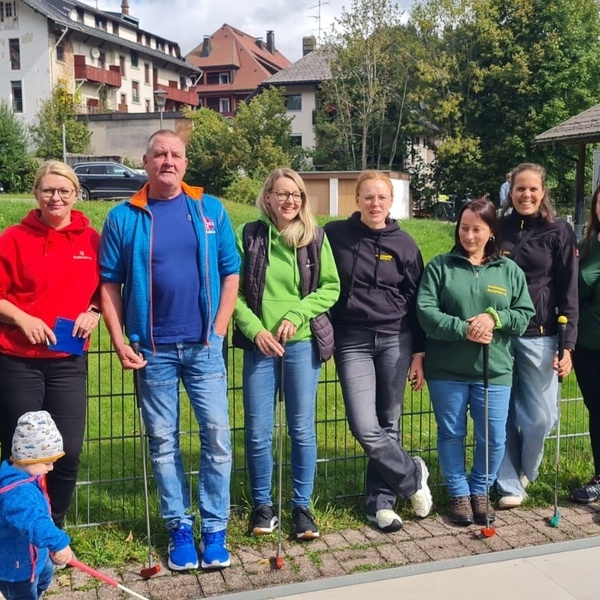 Das Team der Gemeindeverwaltung trat gegen die Narrenzunft Todtmoos an 