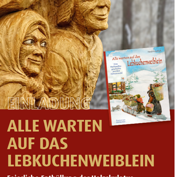 Einladung zur Enthllung des Lebkuchenbckers