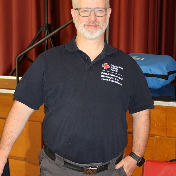 DRK Ausbilder Christoph Graichen