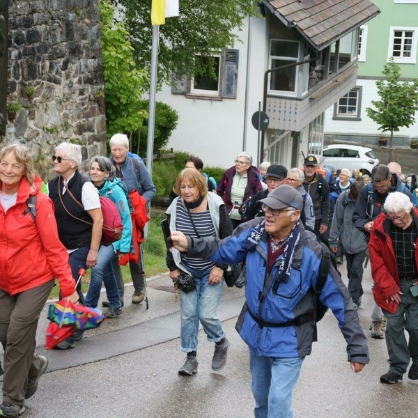 Die Wallfahrt trifft in Todtmoos ein 