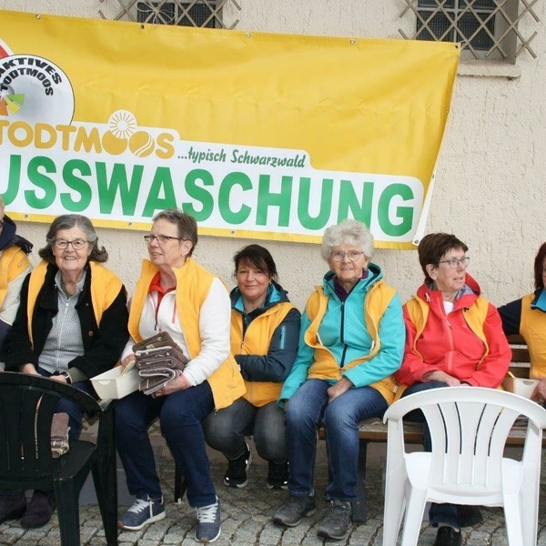 Die Wallfahrt trifft in Todtmoos ein 