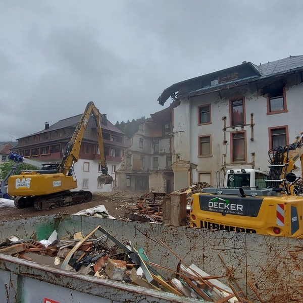 Abbruch des Parkhotels