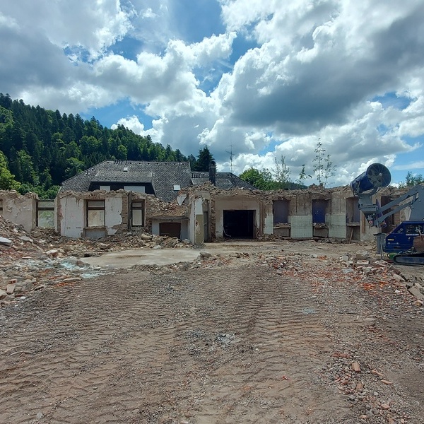 Abbruch des Parkhotels