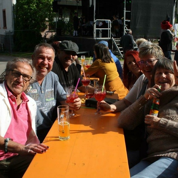 Gste mit guter Stimmung am Lebkchlermarkt 